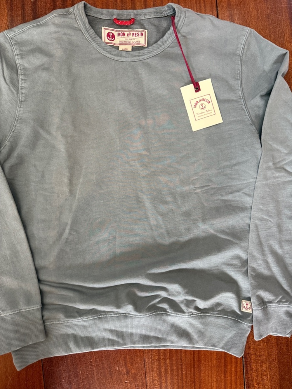 Iron & Resin Slate Blue Crewneck Sweatshirt